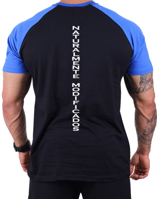 Camiseta Azul com Preto - Image 2